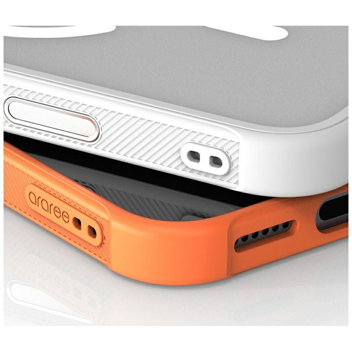 Калъф Araree Duple M Armor MagSafe за iPhone 17 Pro, бял