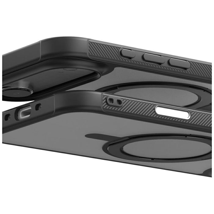 Калъф Araree Duple M Stand MagSafe за iPhone Air, черен