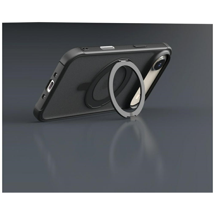 Калъф Araree Duple M Stand MagSafe за iPhone Air, черен