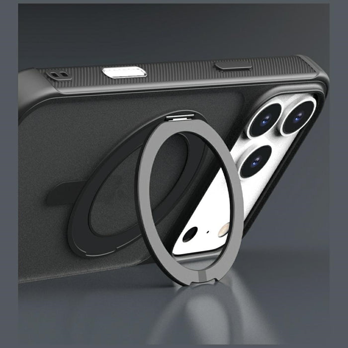 Калъф Araree Duple M Stand MagSafe за iPhone 17 Pro Max, черен
