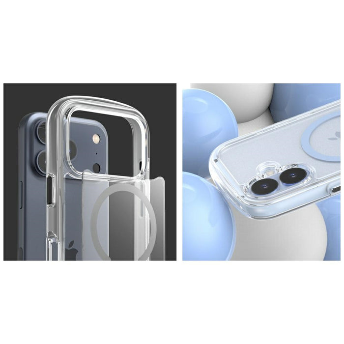 Калъф Araree Duple M Air MagSafe за iPhone 17, син