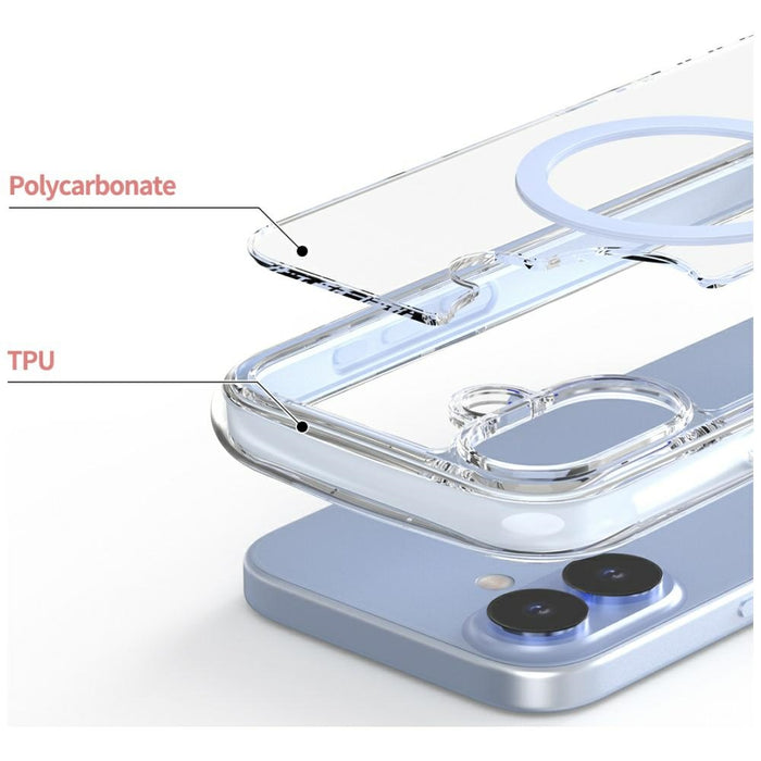 Калъф Araree Duple M Air MagSafe за iPhone 17, син