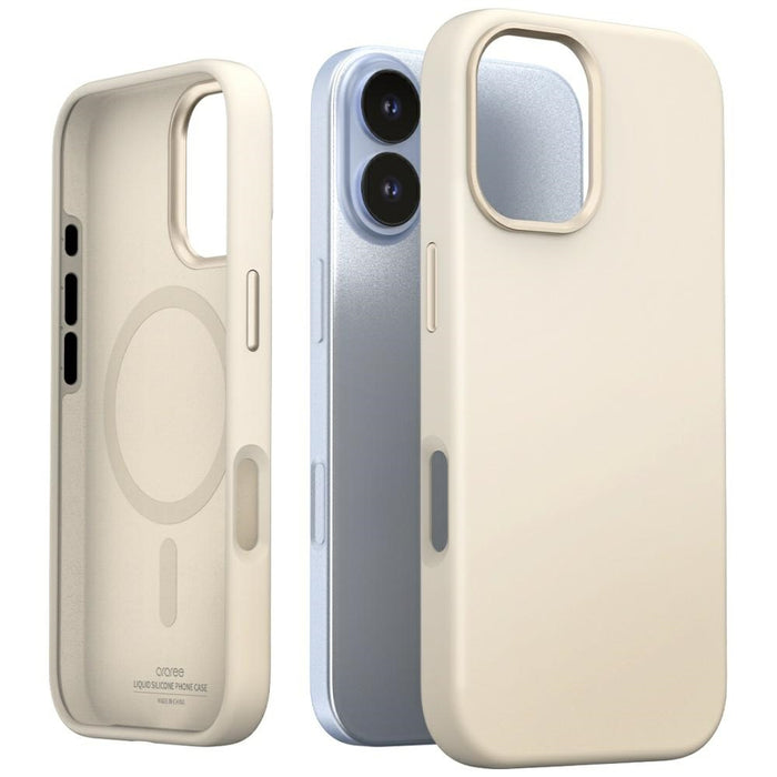 Калъф Araree Typo Skin M MagSafe за iPhone 17, stone
