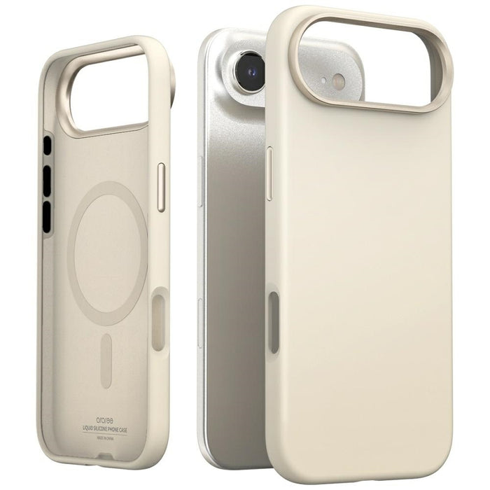 Калъф Araree Typo Skin M MagSafe за iPhone Air, stone