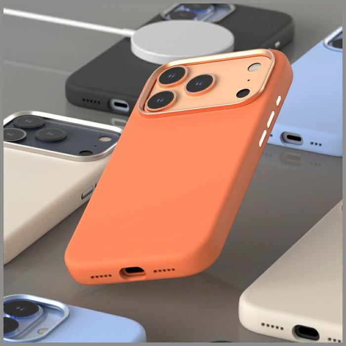 Калъф Araree Typo Skin M MagSafe за iPhone 17, син