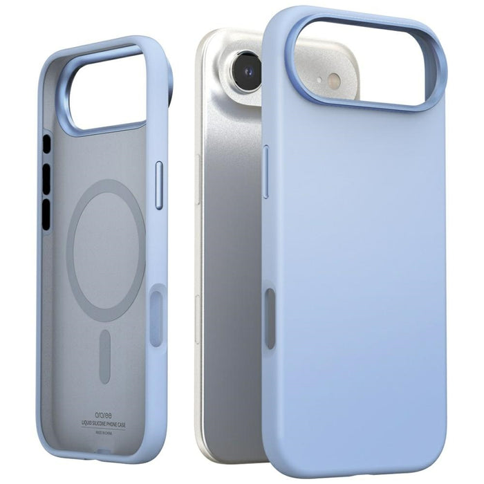 Калъф Araree Typo Skin M MagSafe за iPhone Air, син