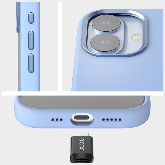 Калъф Araree Typo Skin M MagSafe за iPhone 17 Pro, оранжев