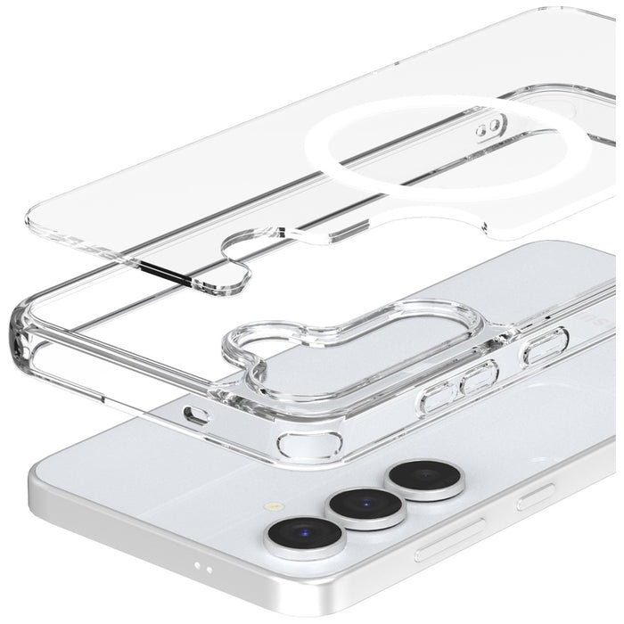 Калъф Araree Duple M MagSafe за Samsung Galaxy S25 FE, прозрачен