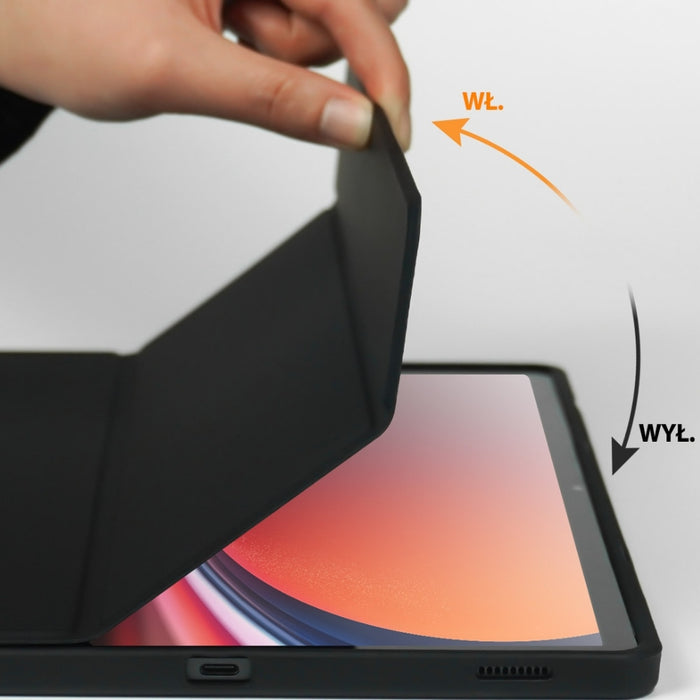 Калъф Araree A Folio за Galaxy Tab S11, черен