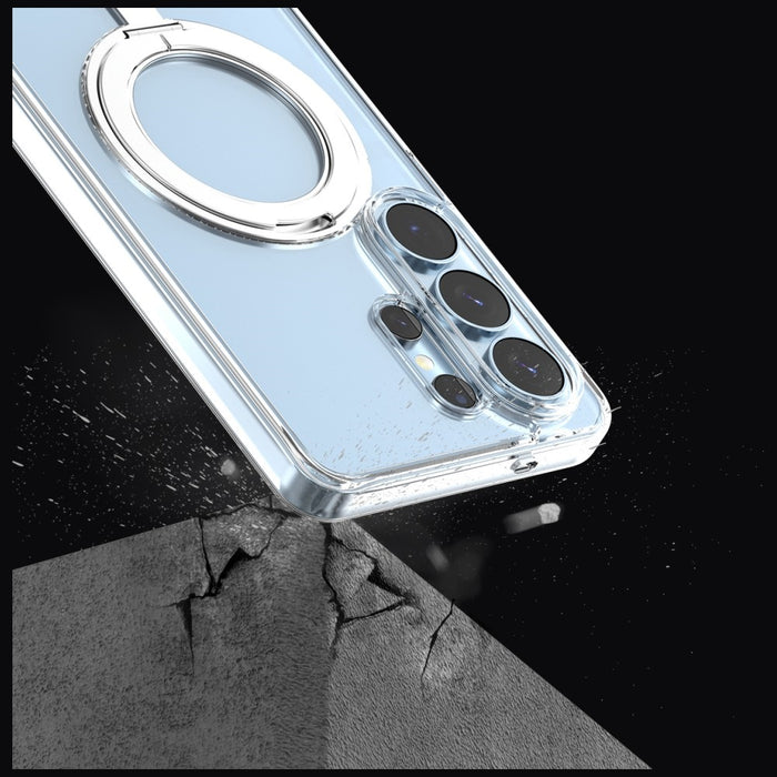 Калъф Araree Duple M Stand MagSafe за Samsung Galaxy S26 Ultra, прозрачен