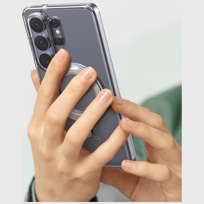 Калъф Araree Duple M Stand MagSafe за Samsung Galaxy S26 Ultra, прозрачен