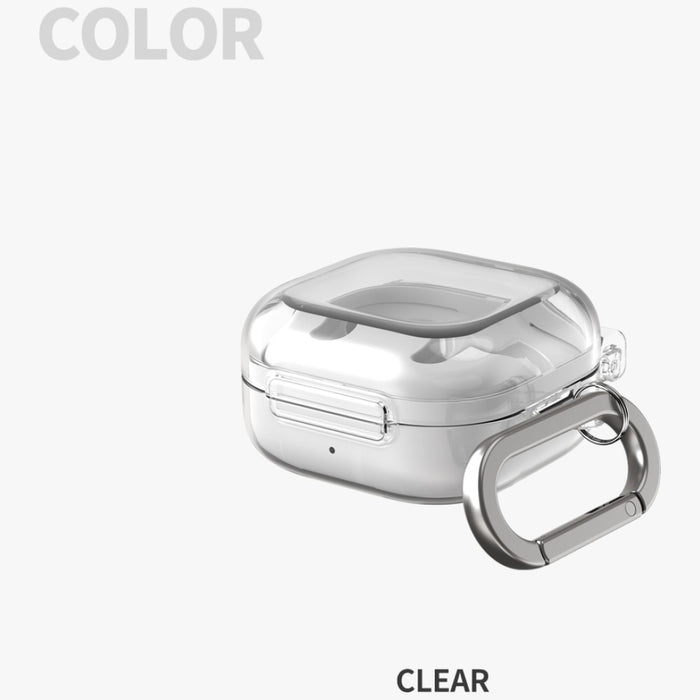 Калъф Araree Nukin за Galaxy Buds 4 / Buds 4 Pro, прозрачен