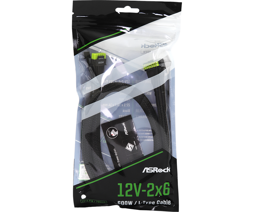 Кабел ASRock 90&deg; 12V-2x6 600W ATX 3.1 and PCIe 5.1