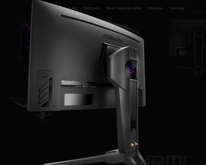 Asrock PG27QRT2A Phantom Gaming computer monitor 68.6 cm (27") 2560x1440 px QHD Black