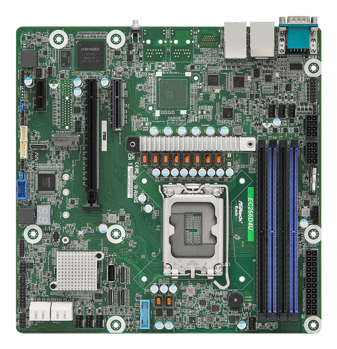 Asrock EC266D4U дънна платка Intel C266 LGA 1700 micro ATX