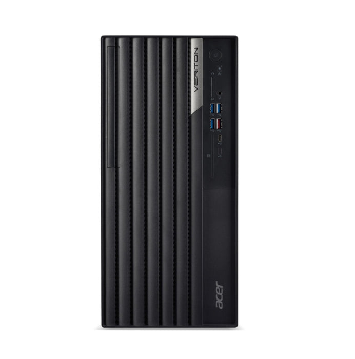 Acer Veriton, VM4720GT, Intel Core i3-14100 (до 4,70GHz, 12MB), 1*16GB DDR5 (1 свободен слот), 512GB SSD M.2, Intel Arc A380 6GB GDDR6, TPM 2.0, GLAN, 500W 80PLUS Platinum, KBD и мишка USB, без ОС, 3 години гаранция