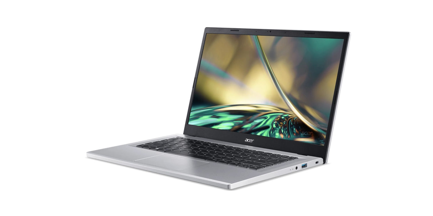 Acer Aspire 3 A314-36P-3772 Intel Core i3 N-series i3-N305 Лаптоп 35,6 cm (14") Full HD 8 GB LPDDR5-SDRAM 256 GB SSD Wi-Fi 6 (802.11ax) Windows 11 Home Silver Ново преопаковане/преопаковане