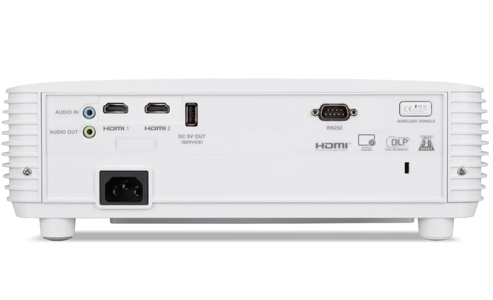 Acer Projector P1657Ki DLP, WUXGA(1920x1200), 4800 ANSI LUMENS, 10000:1, 2xHDMI 3D, Wireless dongle included, Audio in/out, USB type A (5V/1A), RS-232, Bluelight Shield, LumiSense, Built-in 10W Speaker, 2.9kg, White + Acer T82-W01MW 82.5"