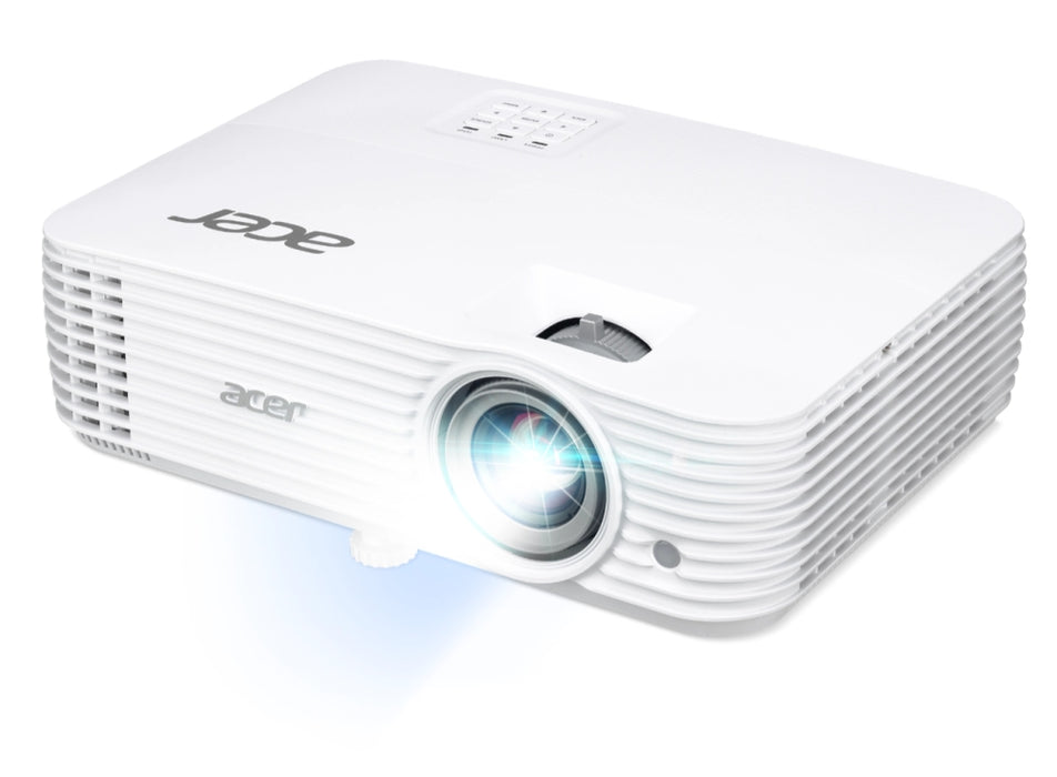 Acer Projector P1657Ki DLP, WUXGA(1920x1200), 4800 ANSI LUMENS, 10000:1, 2xHDMI 3D, Wireless dongle included, Audio in/out, USB type A (5V/1A), RS-232, Bluelight Shield, LumiSense, Built-in 10W Speaker, 2.9kg, White + Acer T82-W01MW 82.5"
