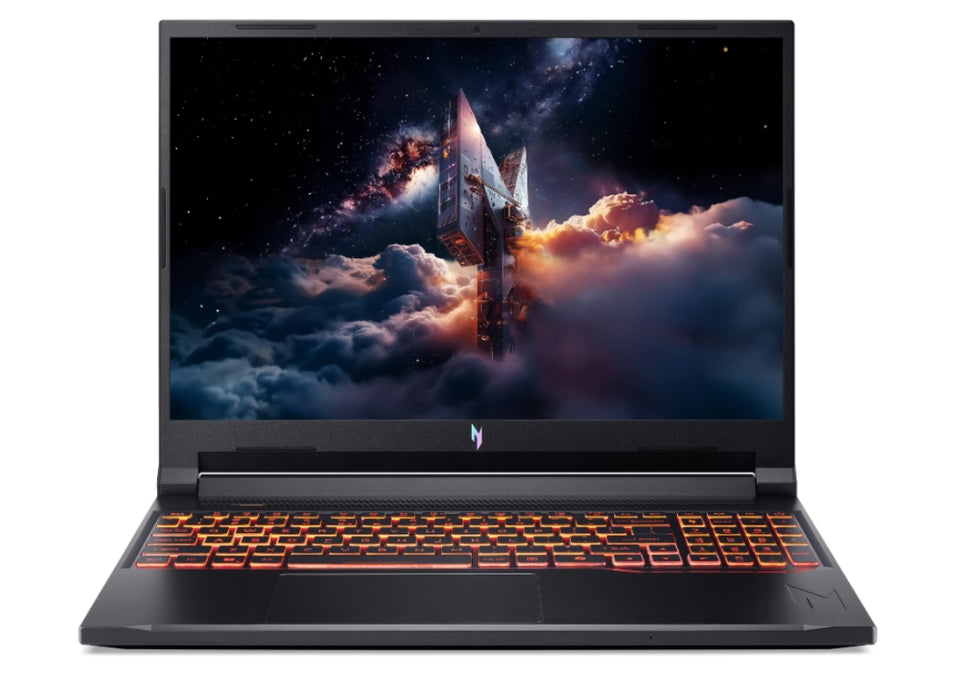 Acer Nitro V16 AI, ANV16-42-R8RP, AMD Ryzen 7 260 (8C/16T, до 5,10 GHz, 24MB), 16" WQXGA (1920x1200)IPS 180Hz, 1*16GB DDR5 (1 свободен слот), 1024GB PCIe NVMe SSD, GeForce RTX 5060 8GB GDDR7 630 AI TOPS, WiFi 802.11e, MicroSD, BT 5.3, No Os, Черен