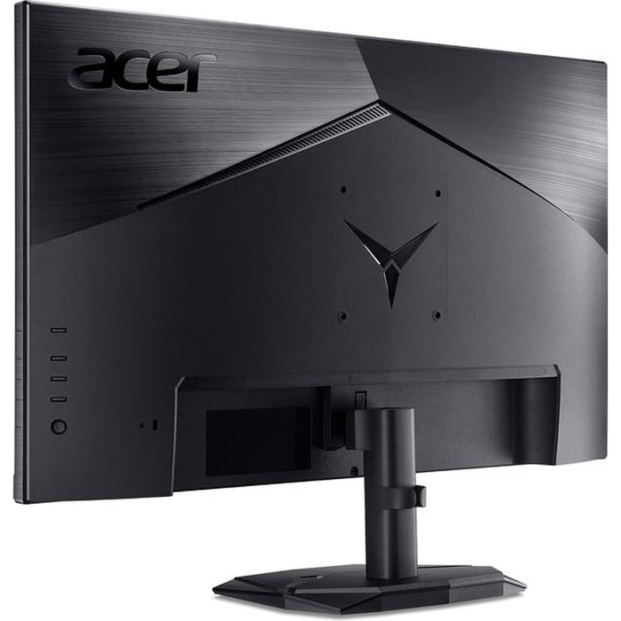 Acer Nitro KG272KL1bmiipx, 27'' UHD (3840x2160) IPS, ZeroFrame, 144Hz (DFR), 0.5ms (GTG мин.), HDR10, FreeSync, 250nits, 2xHDMI, високоговорители, DP, аудио изход, VisionCare, енергиен клас F, черен, 2Y