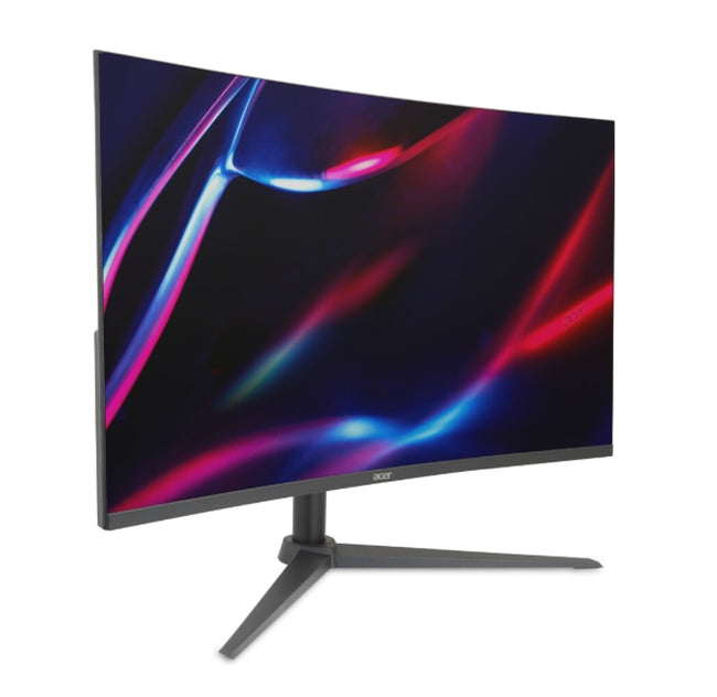 Acer Nitro XZ320QUS3bmiiphx, 31.5" VA 1500R, Извит екран/TFT, ZeroFrame, QHD (2560x1440) LED AG, FreeSync Premium, 180Hz, 1ms(VRB), 100M:1, 250nits, 2xDP, 2xHDMI, Аудио изход, Високоговорител 2Wx2, ERGOstand, черен