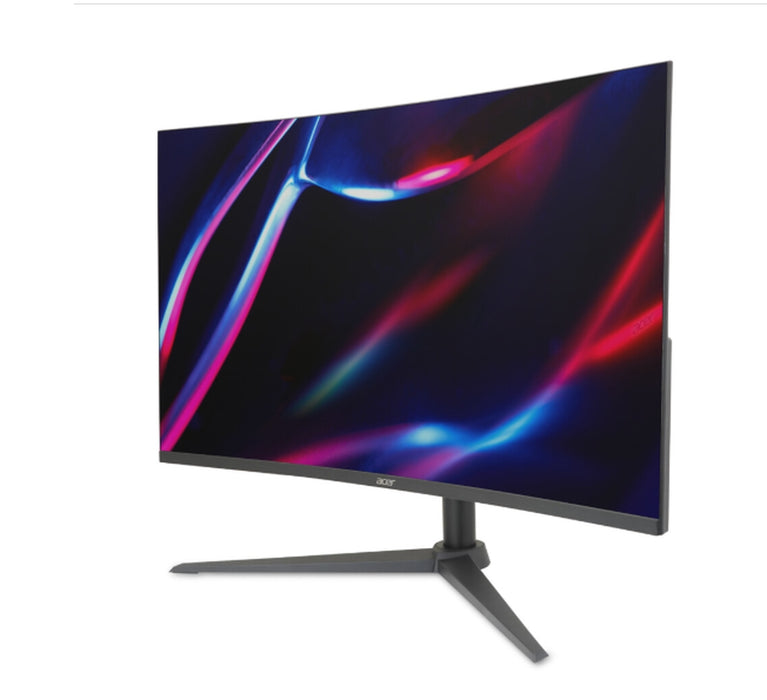 Acer Nitro XZ320QUS3bmiiphx, 31.5" VA 1500R, Извит екран/TFT, ZeroFrame, QHD (2560x1440) LED AG, FreeSync Premium, 180Hz, 1ms(VRB), 100M:1, 250nits, 2xDP, 2xHDMI, Аудио изход, Високоговорител 2Wx2, ERGOstand, черен