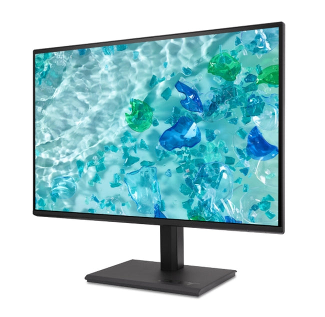Acer Vero B247YGbmiprx, 23.8" IPS LED, ZeroFrame FHD (1920x1080) AG, 4ms (GTG), 120Hz, 100M:1, 1500:1, 250nits, 99% sRGB, Flicker-Less, BlueLightShield,HDMI, VGA, DP, Speakers 2x2W, Audio In/Out, ERGOstand, TUV, Energy Efficiency Class C, VESA, Black