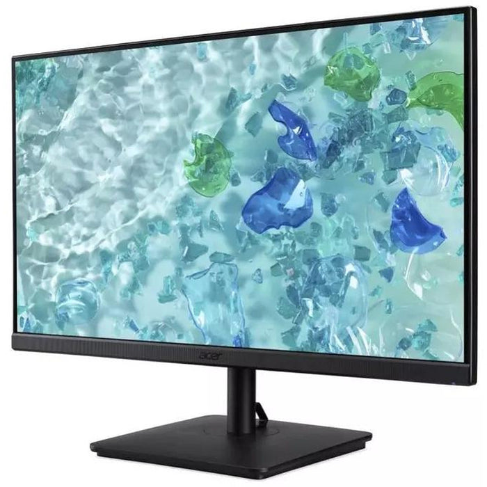 Acer Vero V247YGbmipx, 23.8'' FHD (1920x1080) IPS, ZeroFrame, 120Hz, 4ms (GTG), AdaptiveSync, 250nits, HDMI, високоговорители, DP, VGA, аудио вход/изход, VisionCare 2.0, енергиен клас C, черен, 3Y