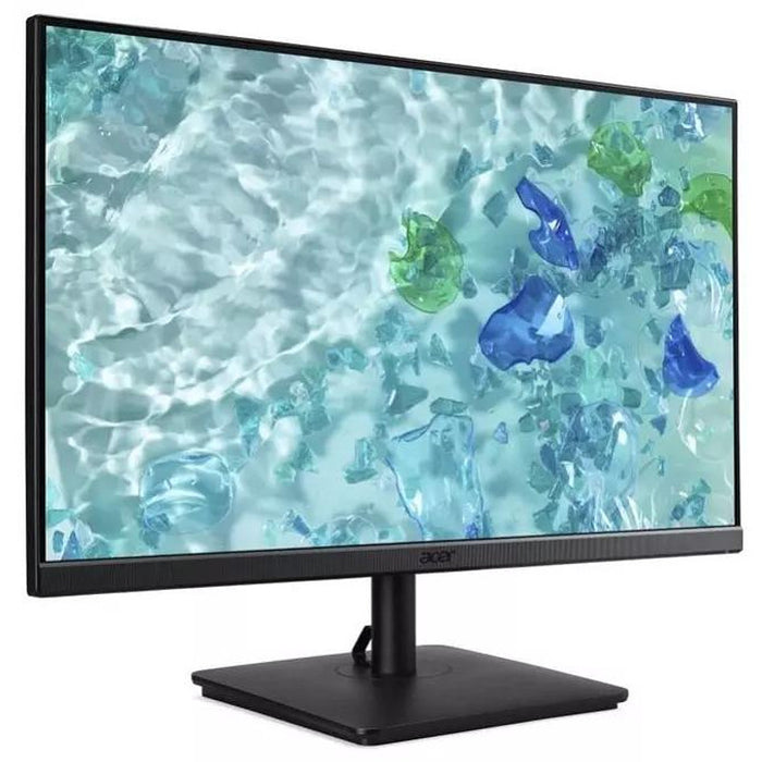 Acer Vero V247YGbmipx, 23.8'' FHD (1920x1080) IPS, ZeroFrame, 120Hz, 4ms (GTG), AdaptiveSync, 250nits, HDMI, високоговорители, DP, VGA, аудио вход/изход, VisionCare 2.0, енергиен клас C, черен, 3Y