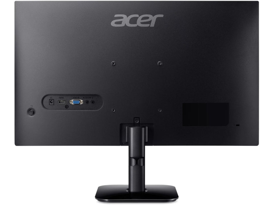 Acer KA242YE0bi, 24" IPS LED, ZeroFrame, FHD (1920x1080) FreeSync, 1ms(VRB), 100Hz, 100M:1, 250 cd/m2, VGA, HDMI, Audio in/out, Tilt,VESA, Черен