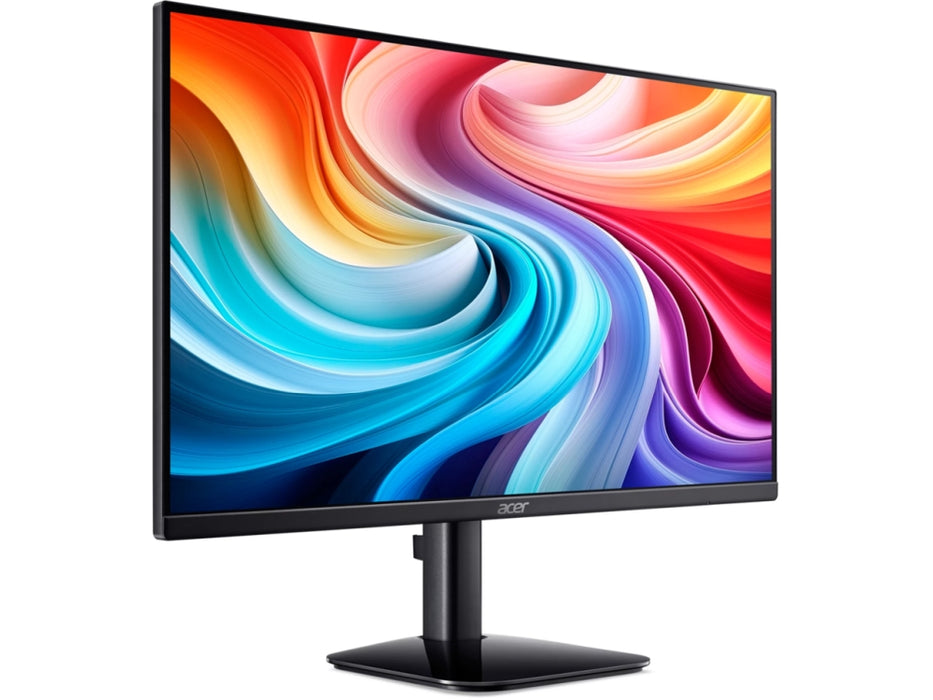 Acer KA242YE0bi, 24" IPS LED, ZeroFrame, FHD (1920x1080) FreeSync, 1ms(VRB), 100Hz, 100M:1, 250 cd/m2, VGA, HDMI, Audio in/out, Tilt,VESA, Черен