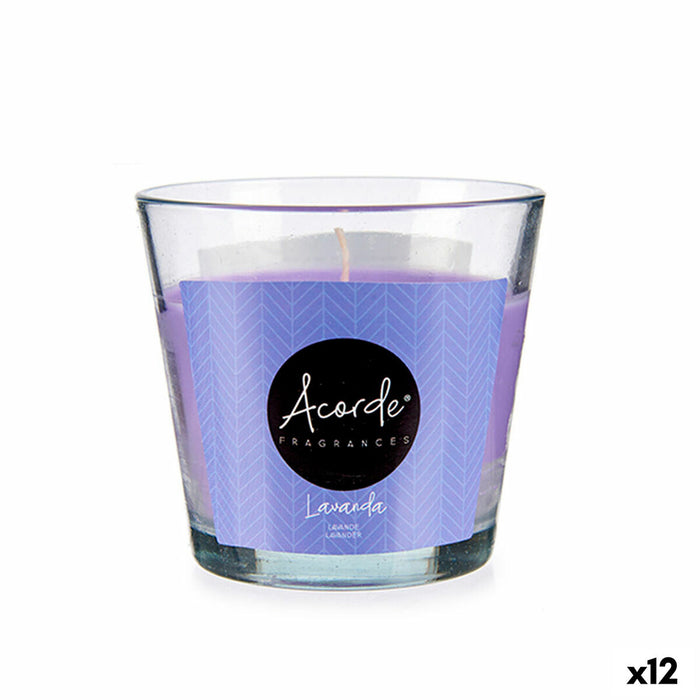 Ароматизирана Свещ Acorde 1265-50H 1265-50H Лавандула 120 g (12 броя)