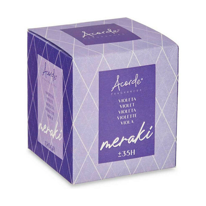 Ароматизирана Свещ Acorde 86487 86487 Виолетов 120 g (12 броя)