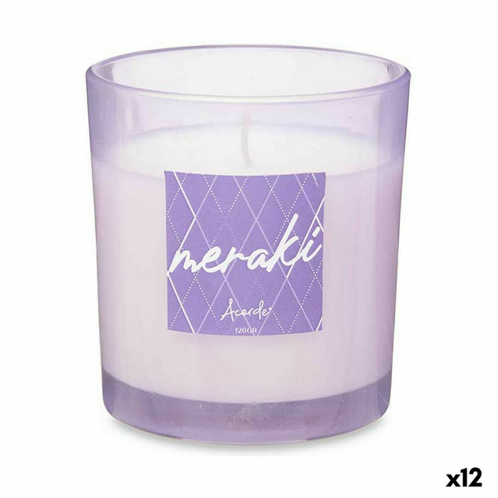Ароматизирана Свещ Acorde 86487 86487 Виолетов 120 g (12 броя)