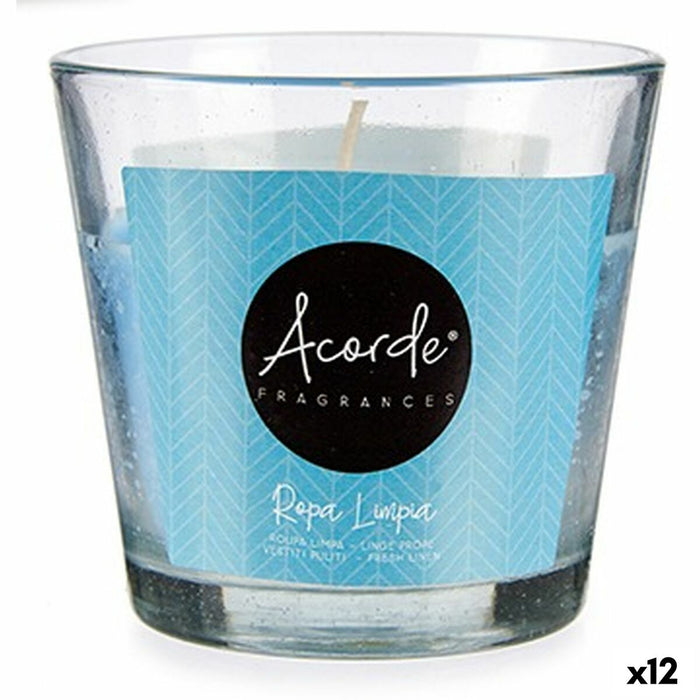 Ароматизирана Свещ Acorde 1263-50H 1263-50H Чисти Дрехи 120 g (12 броя)