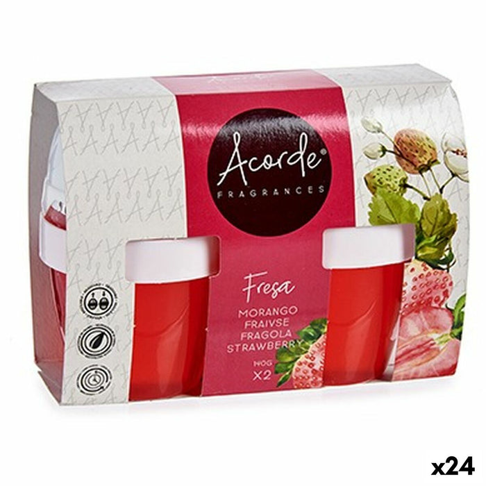Комплект освежители за въздух Acorde 1165-FRESA 1165-FRESA Ягода Гел (24 броя)