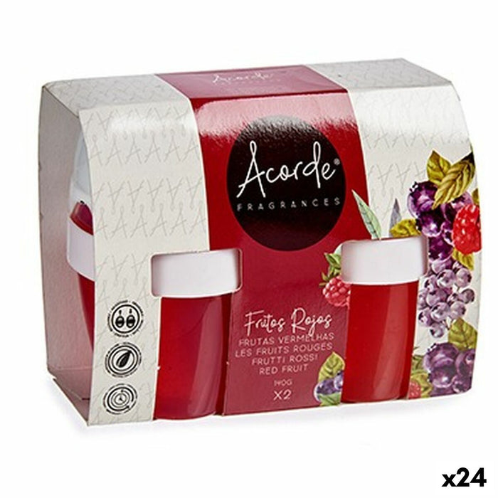 Комплект освежители за въздух Acorde 1165-FRUTOS RO 1165-FRUTOS RO Червени плодове Гел (24 броя)