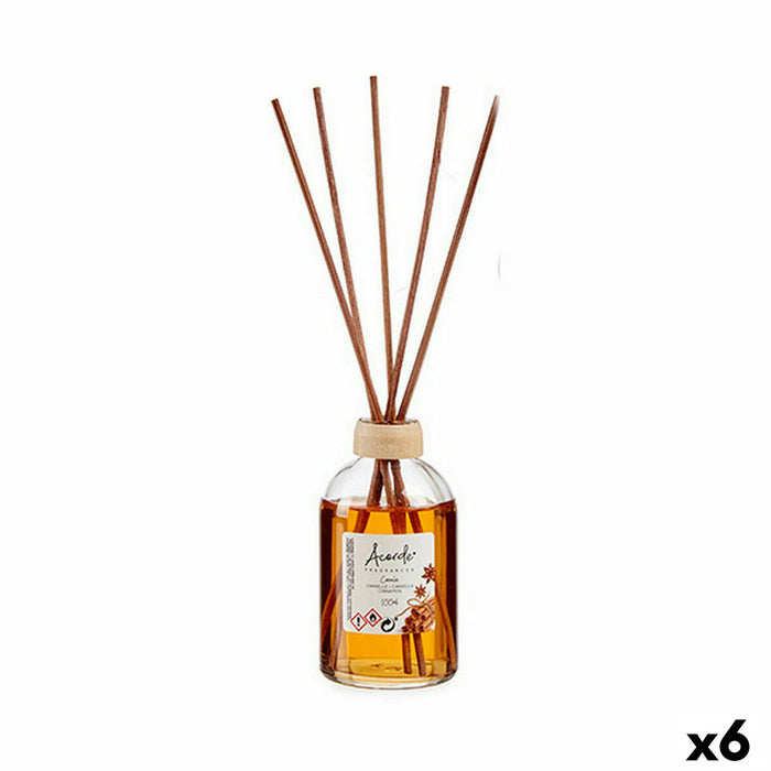 Ароматизирани Пръчици Acorde 90497 90497 Канела 100 ml (6 броя)