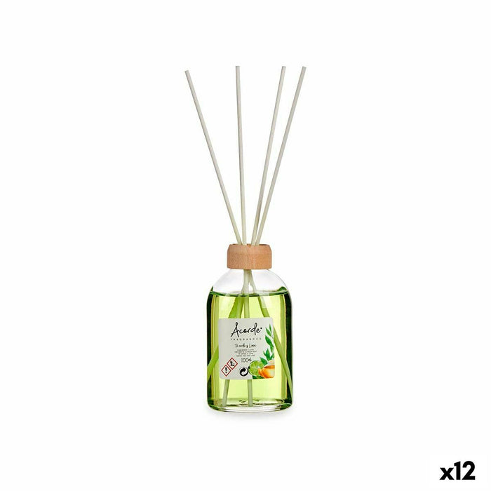Ароматизирани Пръчици Acorde 83661 83661 Верде Лимон Зелен чай 100 ml (12 броя)