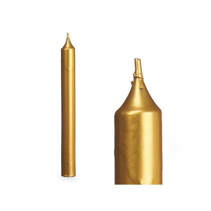 Комплект Свещи Acorde 126-D-AR 126-D-AR Златен 2 x 2 x 20 cm 8,5 x 21 x 4,5 cm (12 броя)