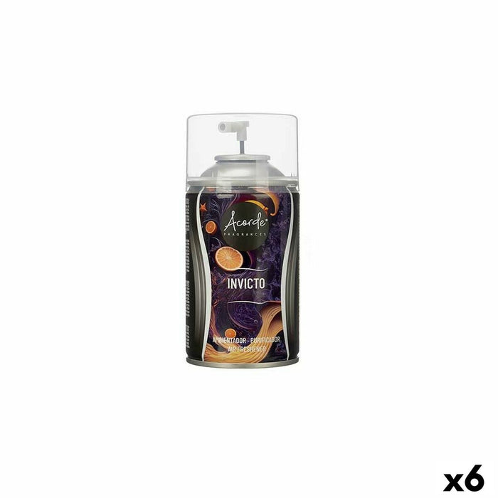пълнителите за ароматизатор Acorde 58458 Invicto 250 ml Spray (6 броя)