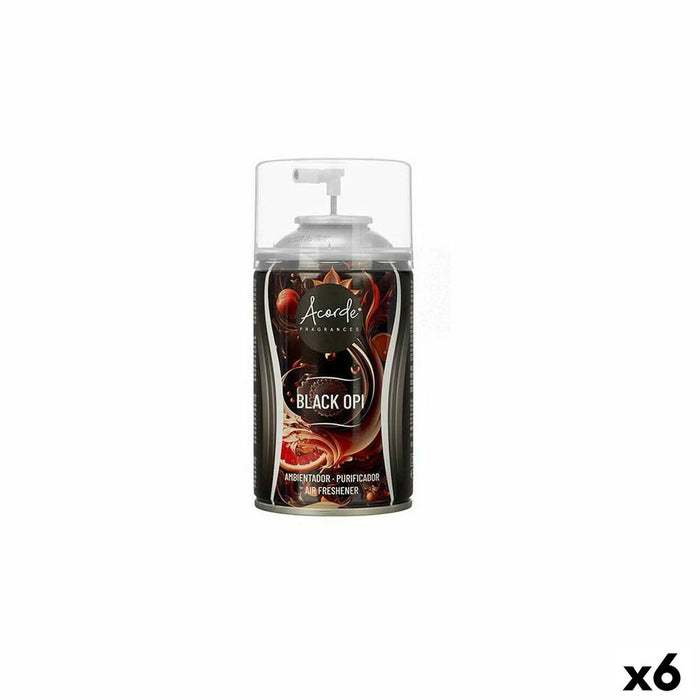 пълнителите за ароматизатор Acorde 58457 Black Opi 250 ml Spray (6 броя)
