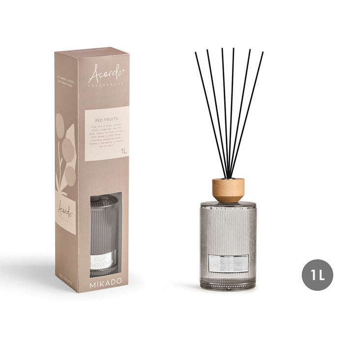Ароматизирани Пръчици Acorde RED FRUITS 1 L (4 броя)