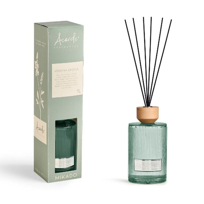 Ароматизирани Пръчици Acorde VERBENA DRIZZLE 1 L (4 броя)