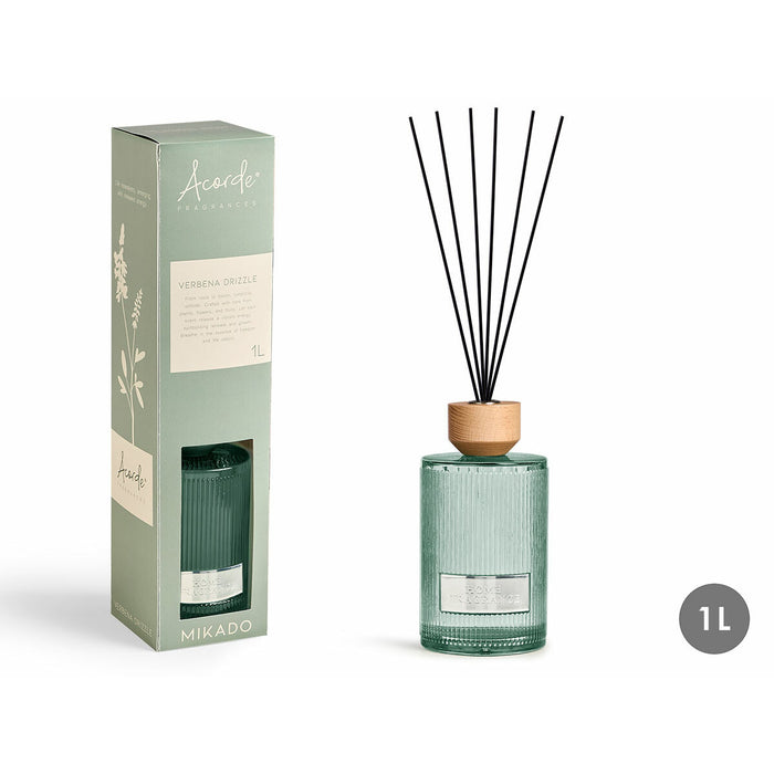 Ароматизирани Пръчици Acorde VERBENA DRIZZLE 1 L (4 броя)