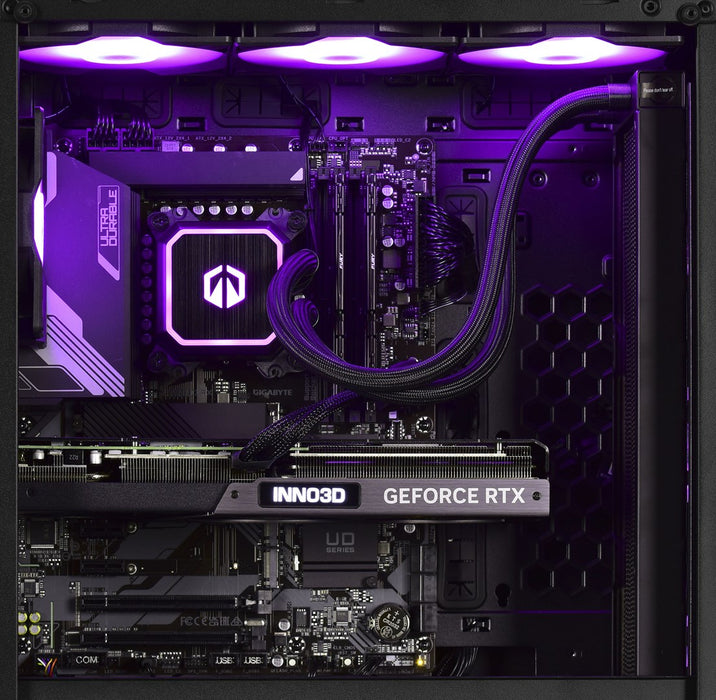 Actina 5901443329183 PC Intel® Core™ i7 i7-13700KF 64 GB DDR5-SDRAM 2 TB SSD AMD Radeon RX 7900 XTX Midi Tower Черен