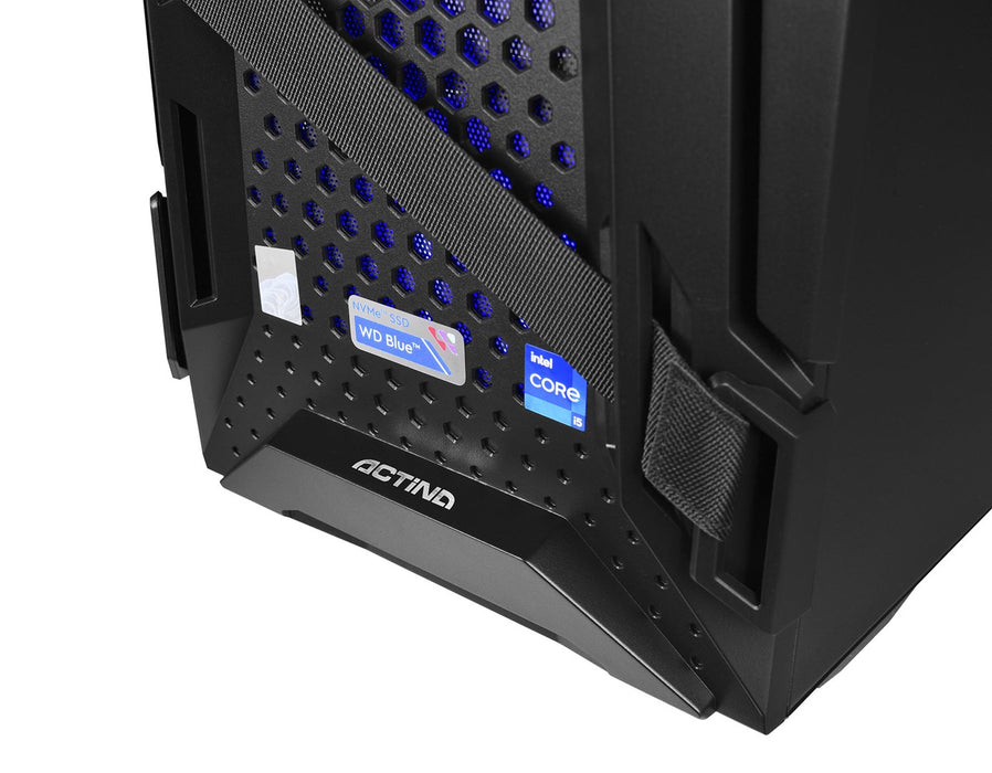 Actina 5901443329688 PC Midi Tower Intel® Core™ i5 i5-12400F 16 GB DDR4-SDRAM 1 TB SSD NVIDIA GeForce RTX 3060 Черен