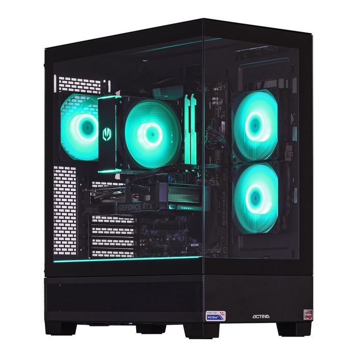 Actina 5901443383697 PC AMD Ryzen™ 5 7600 32 GB DDR5-SDRAM 1 TB SSD NVIDIA GeForce RTX 4070 Ti Super Midi Tower черен