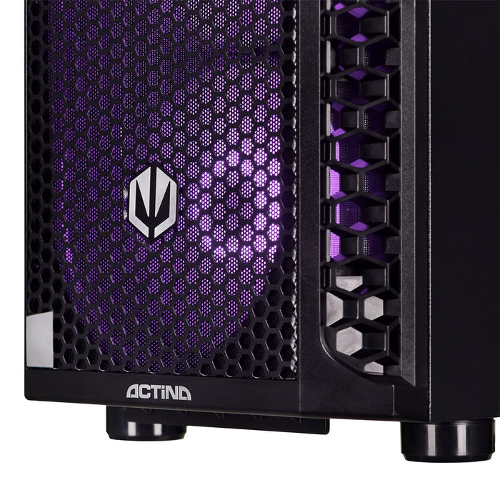 Actina 5901443387886 PC AMD Ryzen™ 7 5700X 32 GB DDR4-SDRAM 1 TB SSD NVIDIA GeForce RTX 4060 Midi Tower Черен
